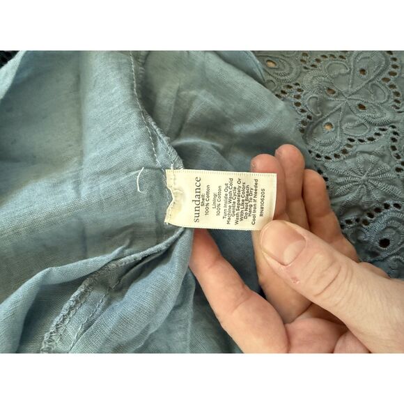 Eyelet Sundance Cotton Dress - Picture 8 of 11